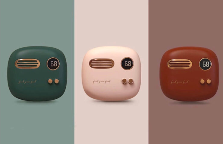 PowerBank-грелка. Компактный PowerBank-грелка спасет вас от зимних морозов. Фото.