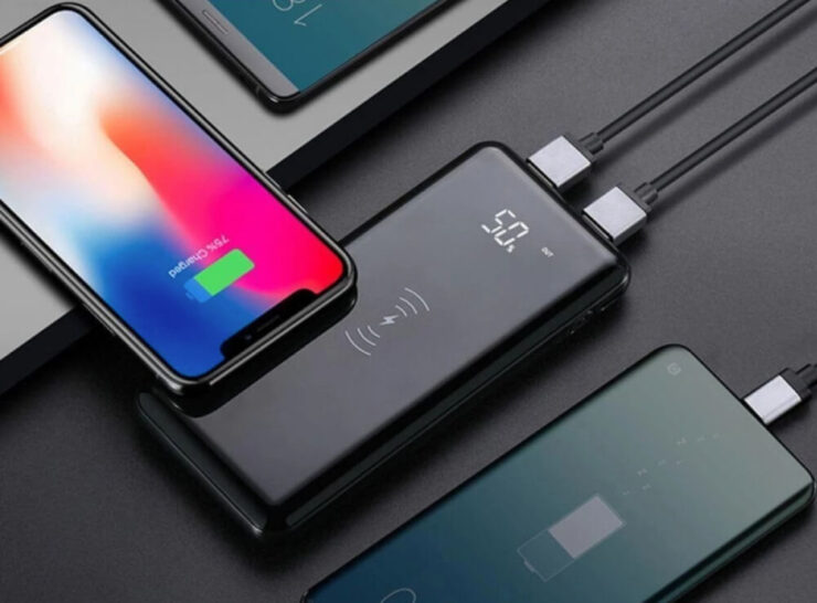 Пауэрбанк с беспроводной зарядкой 30 000 мАч. PowerBank с беспроводной зарядкой выручает меня постоянно. Пауэрбанк с беспроводной зарядкой 30 000 мАч. PowerBank с беспроводной зарядкой выручает меня постоянно. Фото.