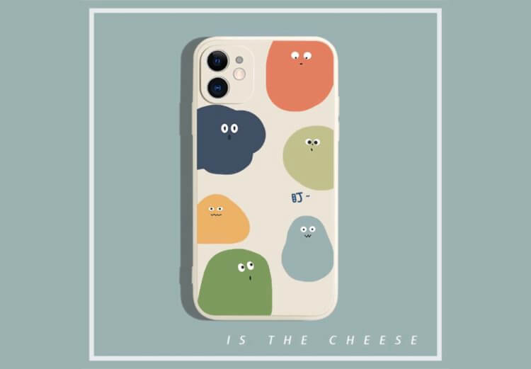 Мультяшный чехол для iPhone. По-моему, этот кейс выглядит очень мило. Мультяшный чехол для iPhone. По-моему, этот кейс выглядит очень мило. Фото.