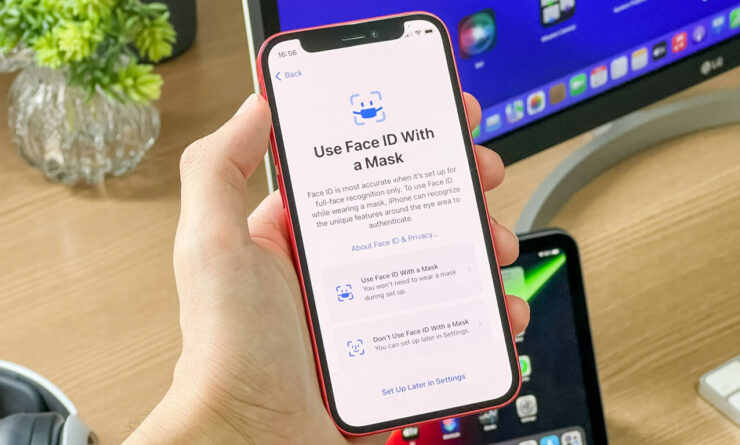Разблокировка iPhone в маске. Новая функция iOS, которая точно многим понравится. Разблокировка iPhone в маске. Новая функция iOS, которая точно многим понравится. Фото.