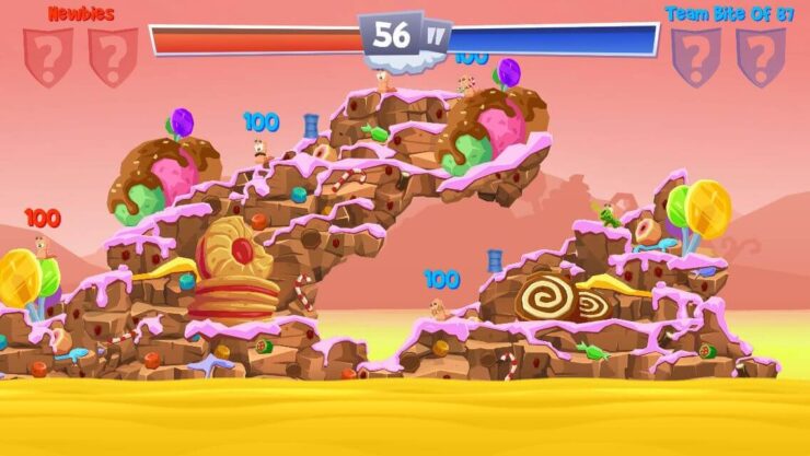 Игра Worms затянет! Я обещаю. Фото.