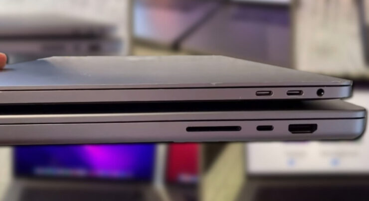 Сравнение MacBook Pro 15 2019 и MacBook Pro 2021. Фото.