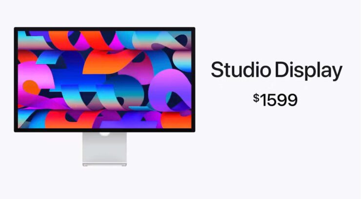 Цена Apple Studio Display. Цена на монитор от Apple немаленькая. Фото.