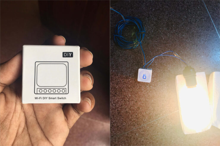 Как сделать обычный выключатель умным. Это реле устанавливается в подрешетник за выключателем. Как сделать обычный выключатель умным. Это реле устанавливается в подрешетник за выключателем. Фото.