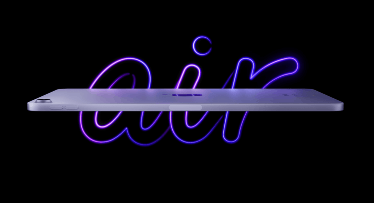 Новый старый цвет iPad Air 5. Мы его уже видели в iPad mini 6. Фото.