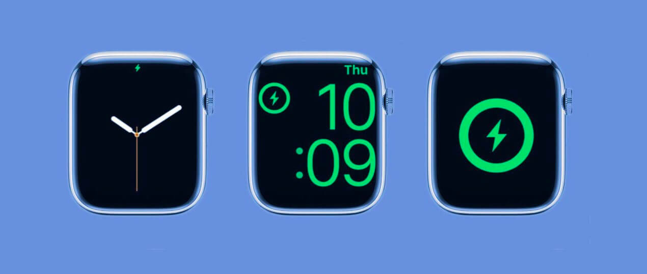 Если видите один из таких значков, значит все с часами в порядке. Они заряжаются, либо уже заряжены. Фото.