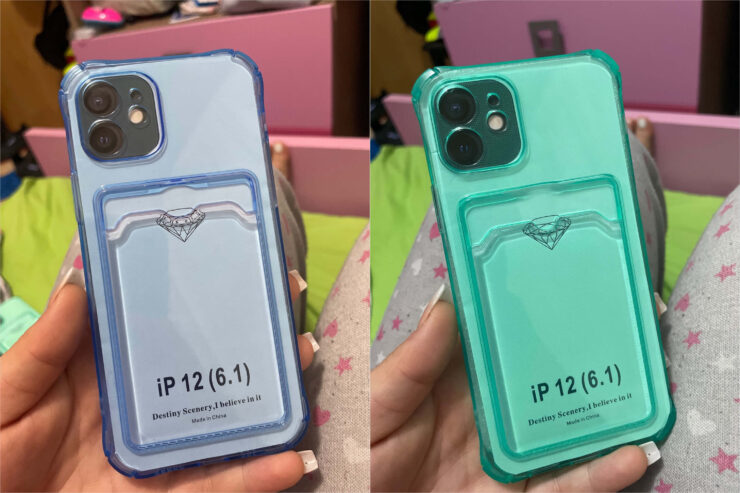 Чехол с картхолдером для iPhone. В этот кармашек удобно положить банковскую карту и как бы платить Айфоном. Фото.