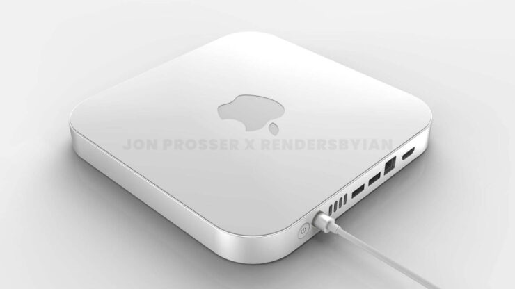 Рендеры нового Mac mini от Джона Проссера. Фото.