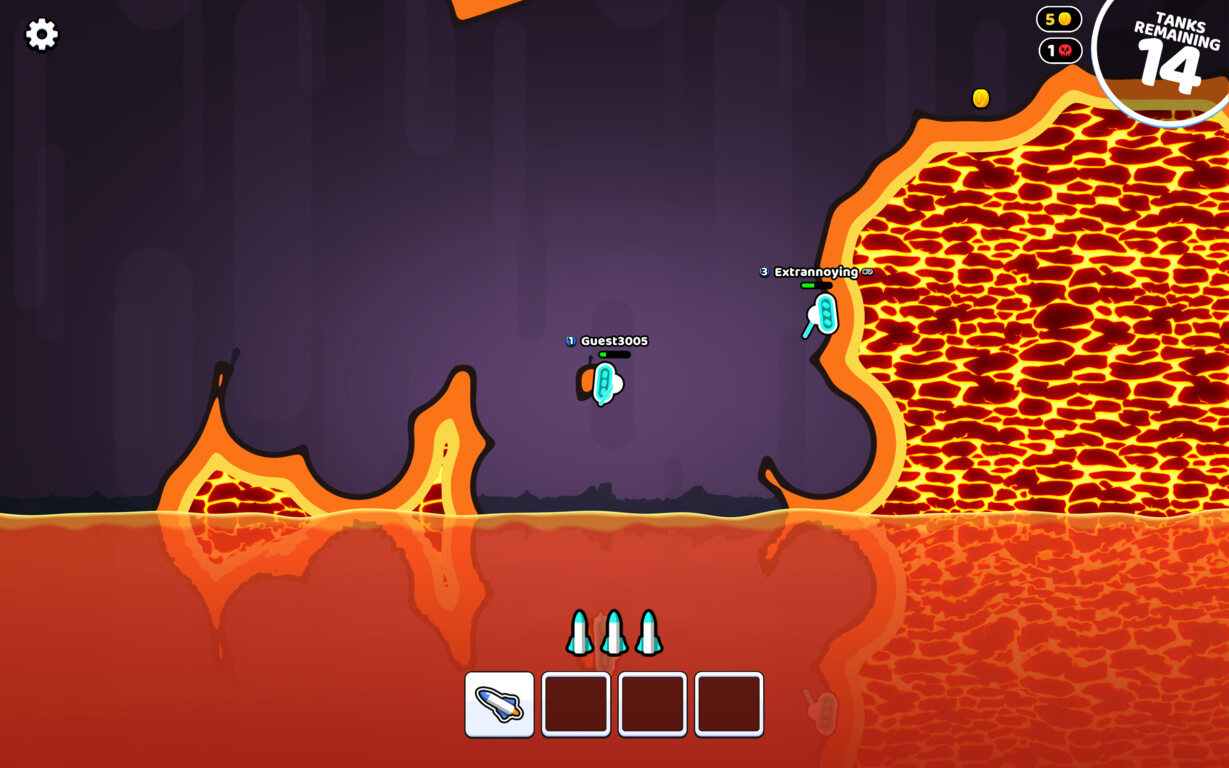 Rocket Bot Royale — приятная аркада с крутой графикой. Фото.