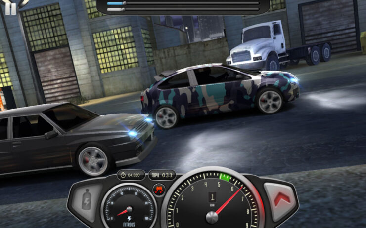 Top Speed: Drag and Fast Racing — гонки на macOS. Простые гонки на macOS с нехитрым управлением. Фото.