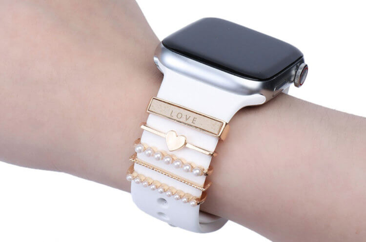 Украшения для ремешка на Apple Watch. И пусть еще хоть кто-нибудь скажет, что Apple Watch не для девушек. Украшения для ремешка на Apple Watch. И пусть еще хоть кто-нибудь скажет, что Apple Watch не для девушек. Фото.