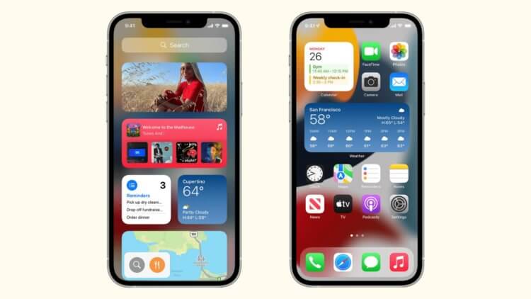 Что делать, если не работают виджеты на iPhone. Фото.
