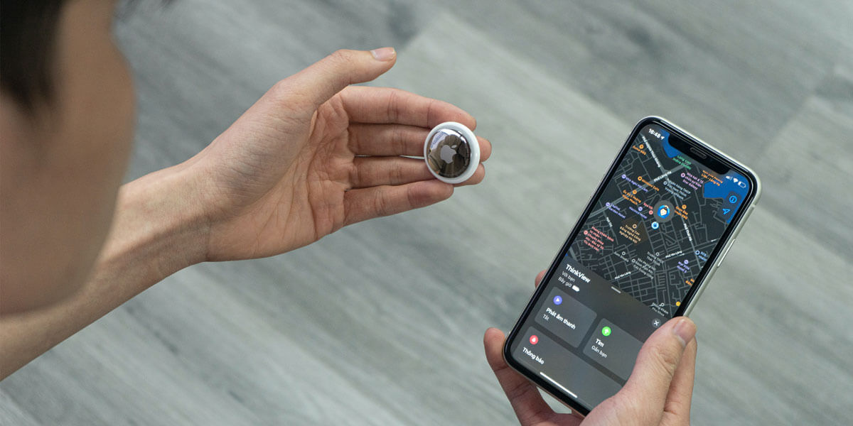 Прежде чем подумать на ложное уведомление о найденном AirTag, убедитесь, что за вами не следят. Фото.