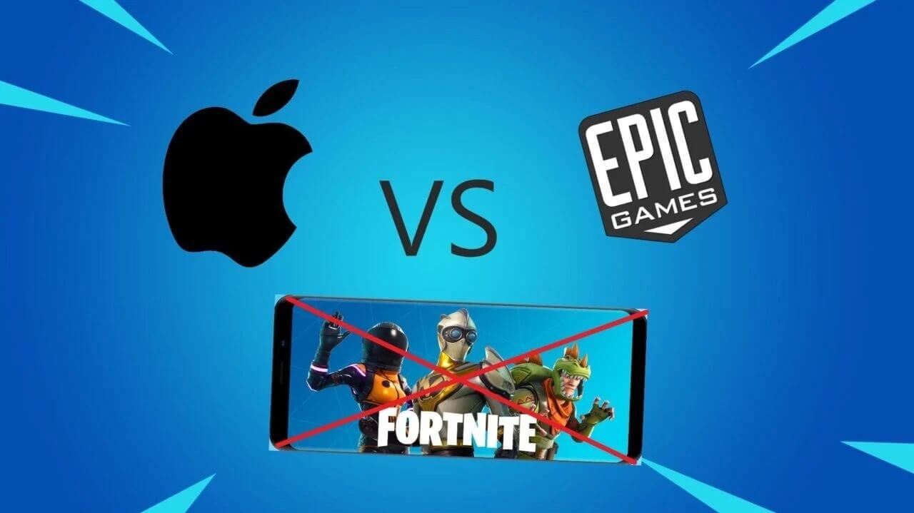Конфликт между Fortnite и Apple затянулся надолго. Фото.