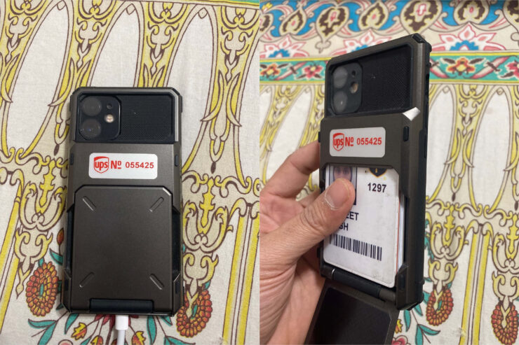 Чехол для iPhone с картхолдером. Благодаря этому чехлу вы сможете перехватить пару банковских карт или несколько купюр наличности. Чехол для iPhone с картхолдером. Благодаря этому чехлу вы сможете перехватить пару банковских карт или несколько купюр наличности. Фото.