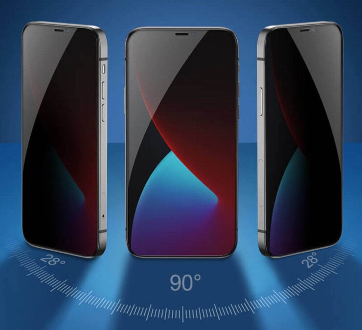 Защитное стекло антишпион на Айфон. С виду это обычное защитное стекло, но если посмотреть под углом, то все становится понятно. Защитное стекло антишпион на Айфон. С виду это обычное защитное стекло, но если посмотреть под углом, то все становится понятно. Фото.