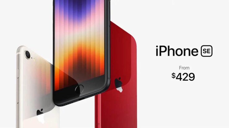 iPhone SE 2022 стал первым смартфоном 2022 года, чью цену Apple пришлось повысить. Фото.