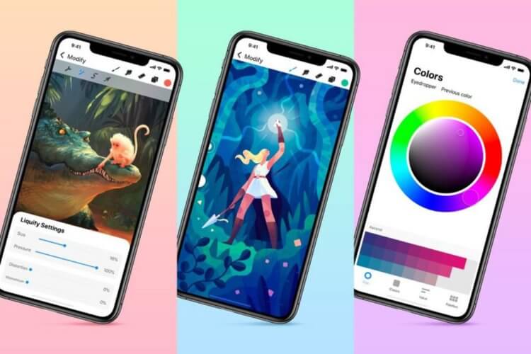 ProCreate — графический редактор для iPhone и iPad. Любите рисовать на Айфоне? Это приложение для вас. ProCreate — графический редактор для iPhone и iPad. Любите рисовать на Айфоне? Это приложение для вас. Фото.
