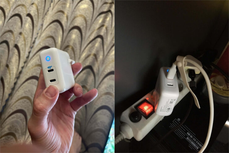 Зарядник для Айфона. Этот зарядник мощнее, чем эппловский, а стоит дешевле. Фото.