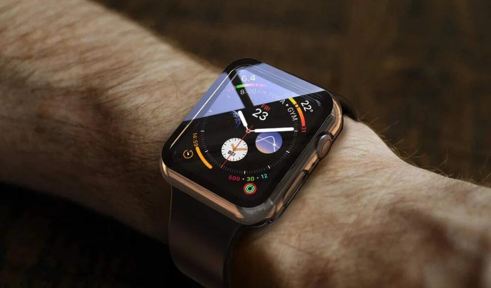 Как правильно защитить Apple Watch от повреждений: недорогие стёкла, плёнки, чехлы. Фото.