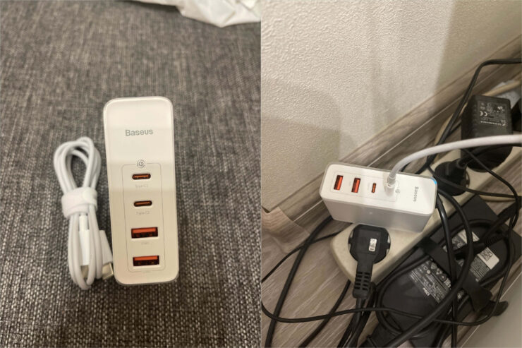 GaN-зарядка на 100W — купить. Этот зарядник — для тех, кому нужно помощнее. Фото.