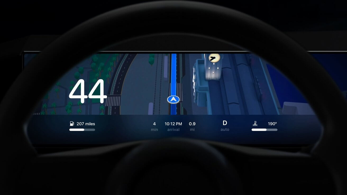 Внешний вид информации, представленной на экранах автомобиля тоже можно будет настроить под себя. Фото.