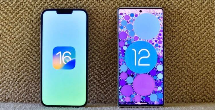 iOS 16 vs. Android 12