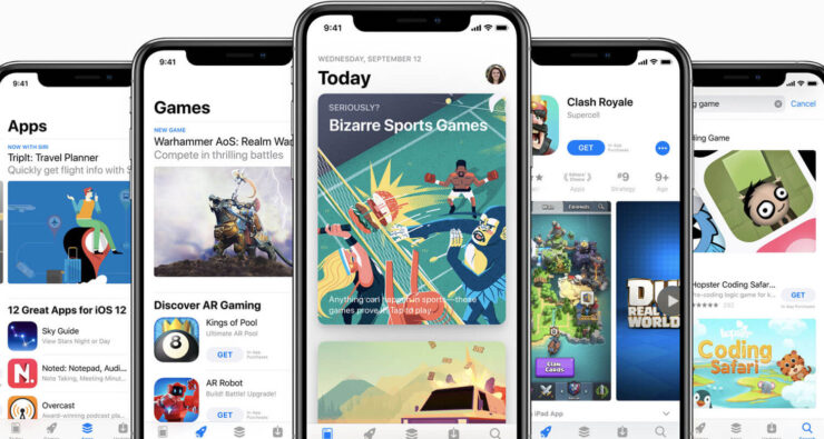 Apple вряд ли добровольно разрешит, чтобы на iOS появились конкуренты App Store. Фото.