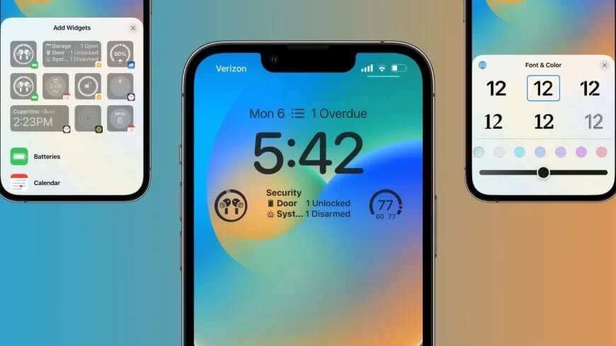 Нет, Apple не украла виджеты экрана блокировки iOS 16 у Android. Фото.