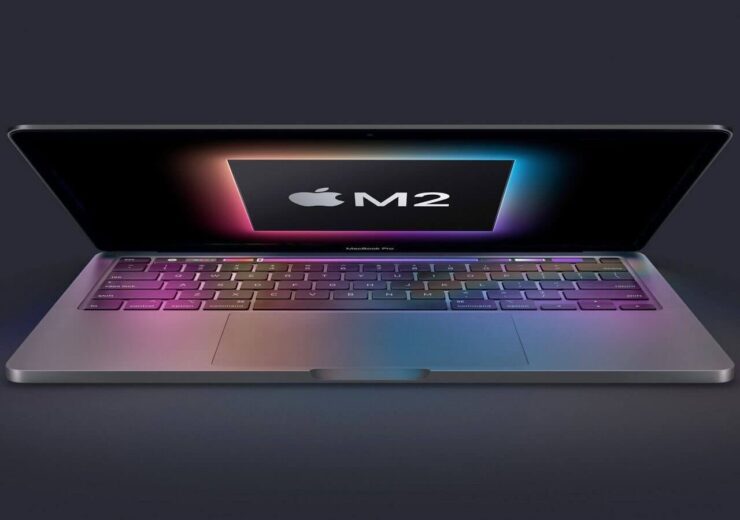 Новый MacBook Pro M2 практически не отличается от М1, поэтому на презентации ему было уделено минимум времени. Фото.