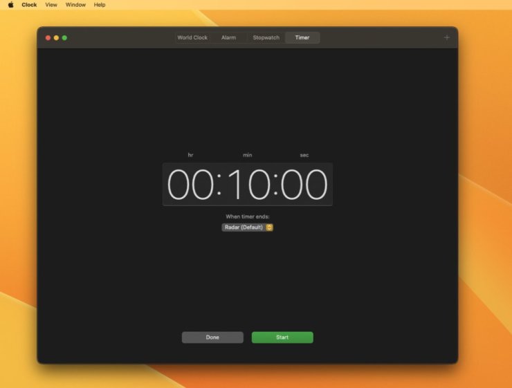 Новые приложения — macOS Ventura. Приложение «Часы» позволит устанавливать на компьютере даже будильник. Новые приложения — macOS Ventura. Приложение «Часы» позволит устанавливать на компьютере даже будильник. Фото.