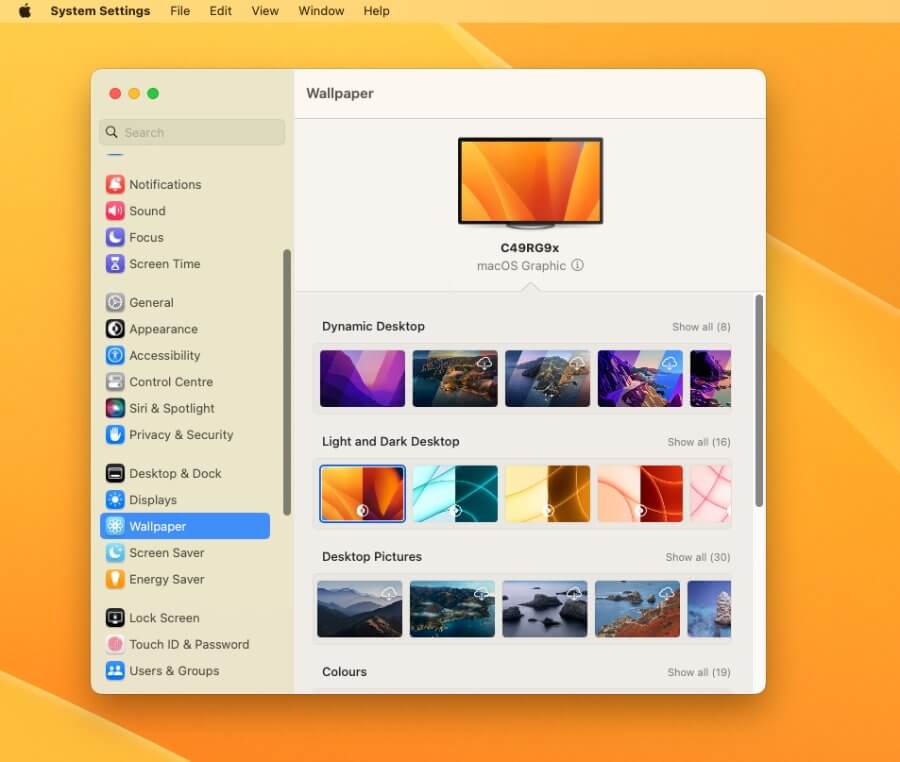 Настройки macOS Ventura теперь выглядят как на iPad. Фото.