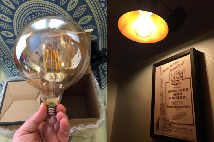 Лампочка Эдисона — купить. Если купить к этой лампочке диммер, то можно будет управлять её яркостью. Лампочка Эдисона — купить. Если купить к этой лампочке диммер, то можно будет управлять её яркостью. Фото.