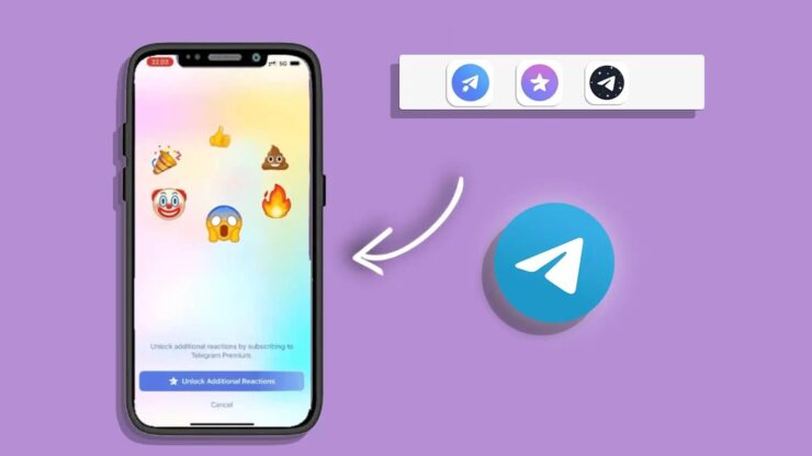 Telegram Premium — что даёт. Платный Телеграм ждут новые стикеры, реакции и иконки приложения. Фото.
