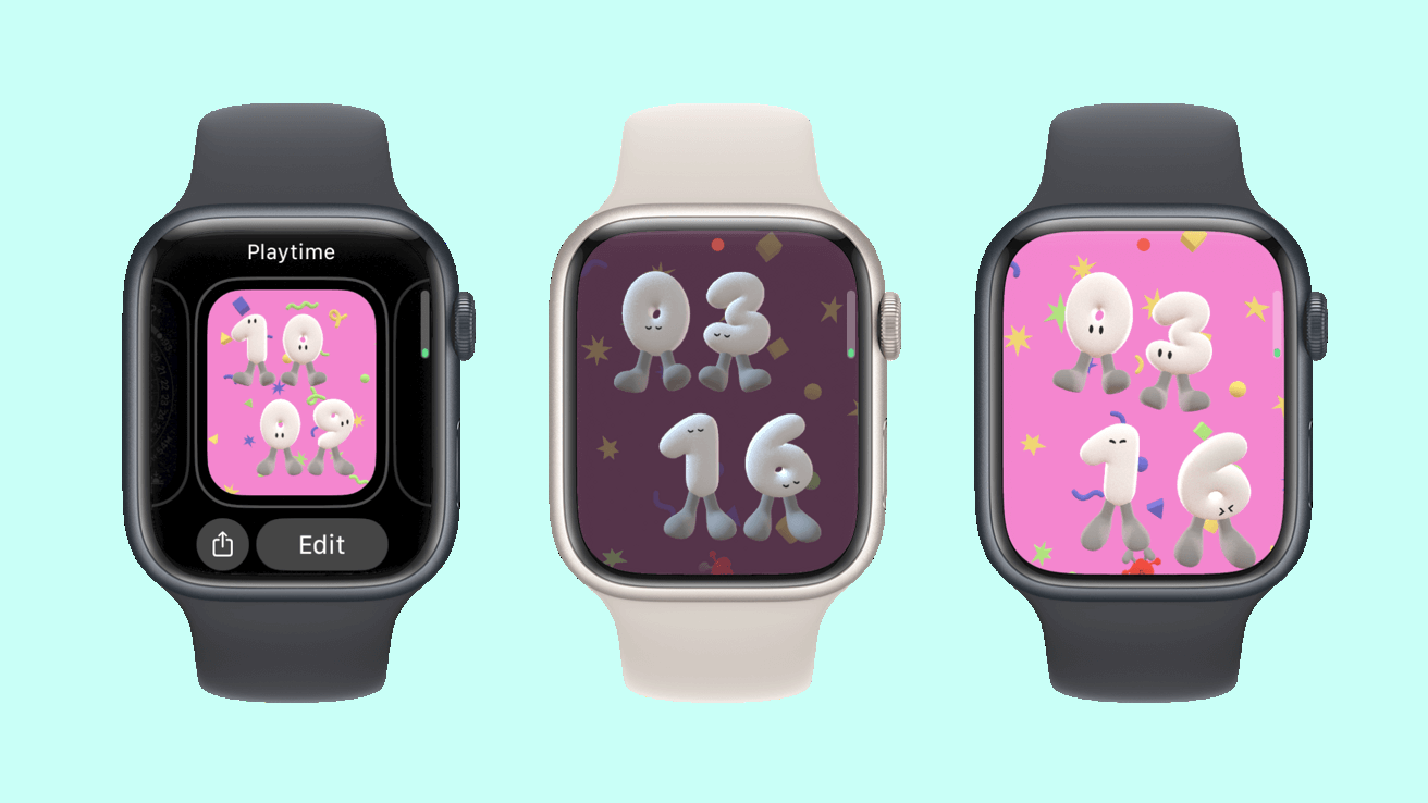 Вотчфэйс «Playtime» не даст заскучать никому. Фото.