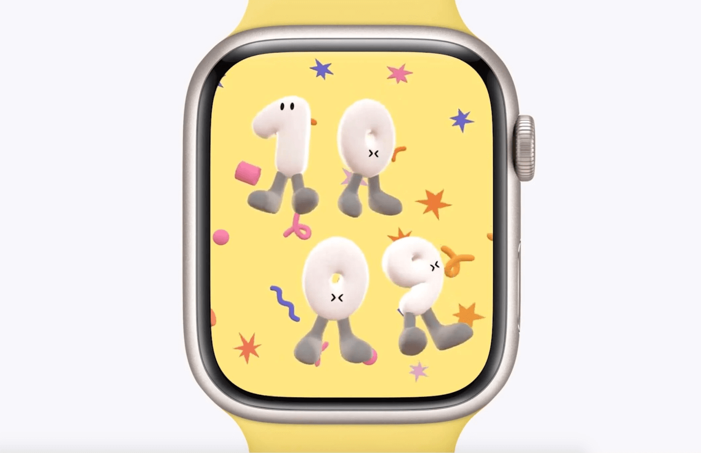 Что нового в watchOS 9. Неинформативный, но очень забавный вотчфэйс. Фото.