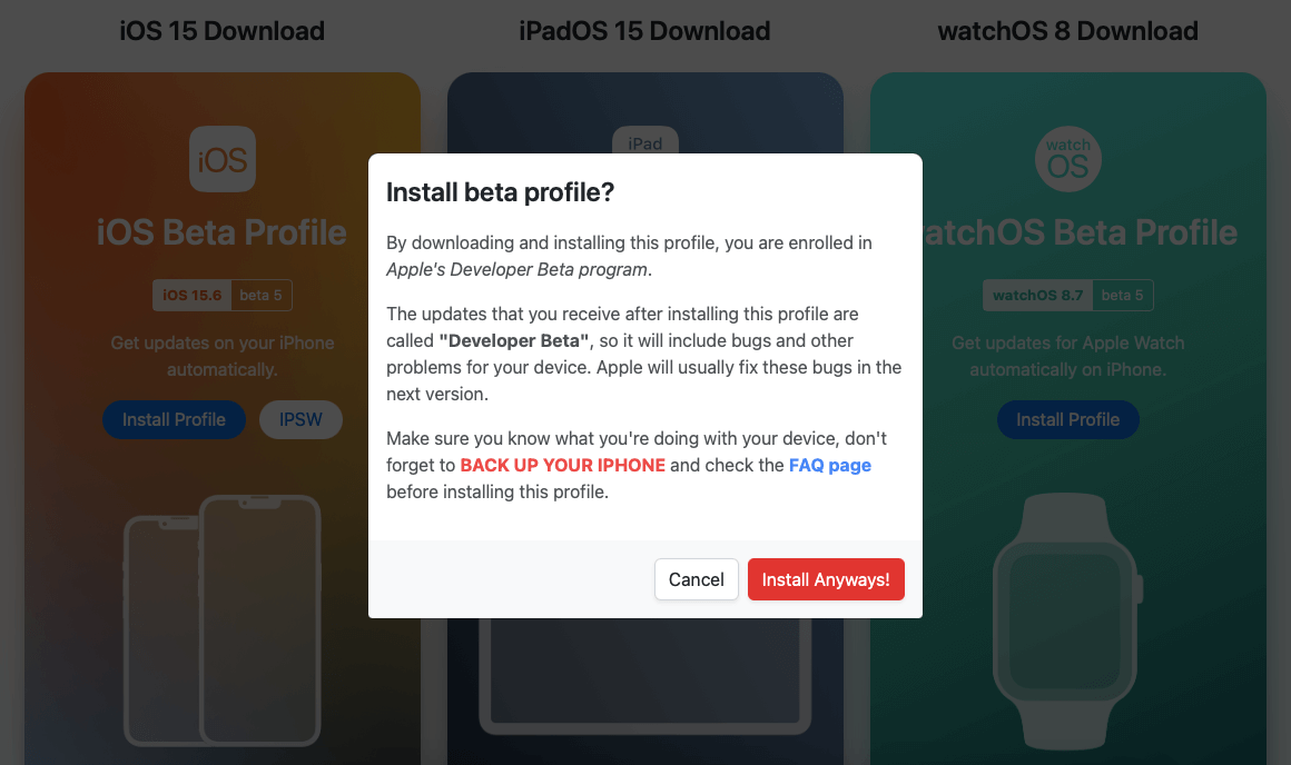 Как установить бету iOS. Установить бету для разработчиков можно любой желающий. Как установить бету iOS. Установить бету для разработчиков можно любой желающий. Фото.