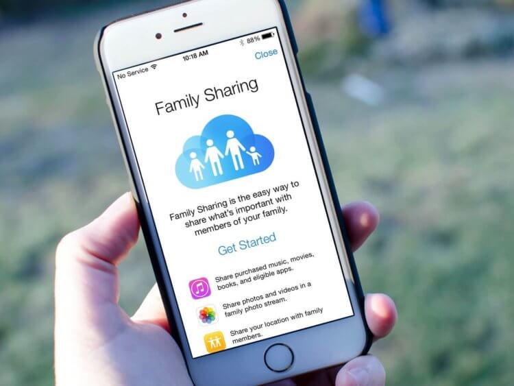 Что такое семейный доступ Apple ID и как он работает. Фото.