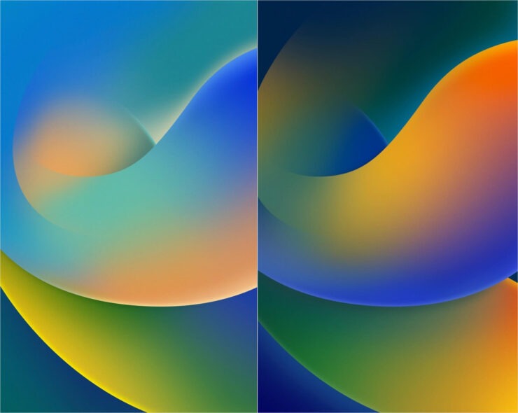 Новые обои — iOS 16. Красивые и непринуждённые обои — фишка Apple. Фото.