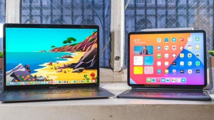 Когда выйдет сенсорный Макбук. Экран Макбука будет больше даже iPad Pro 12,9. Фото.
