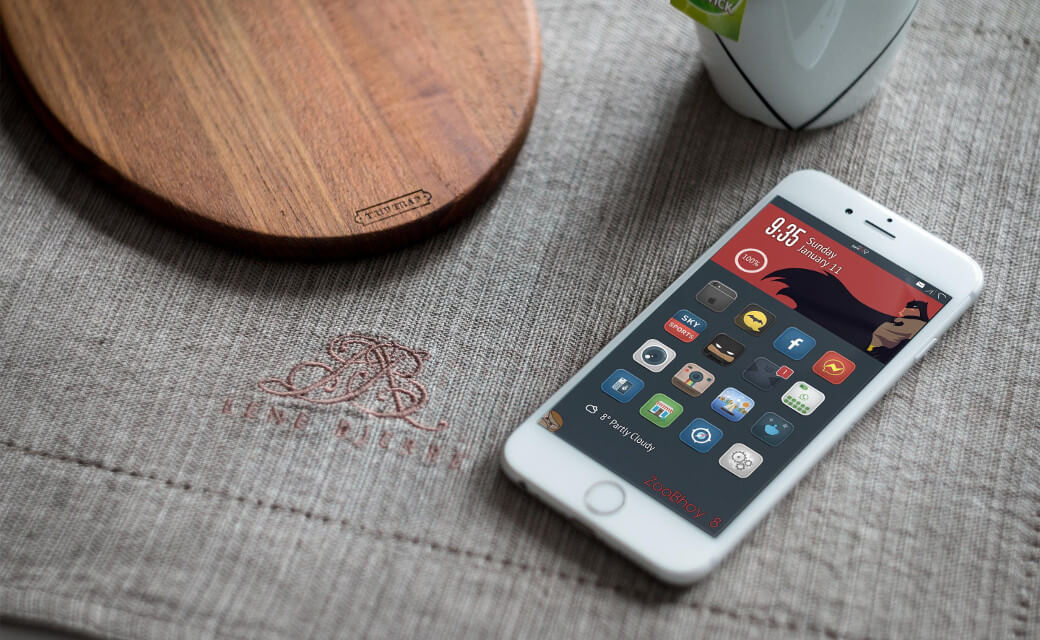 Эта тема выглядит еще более-менее прилично. Фото.