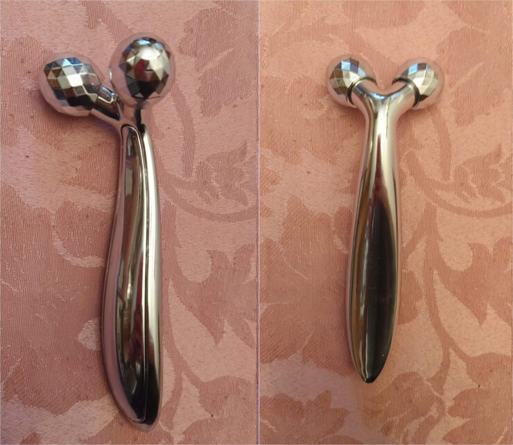 Выньте руки из-под стола! Это просто массажёр для лица. Фото.