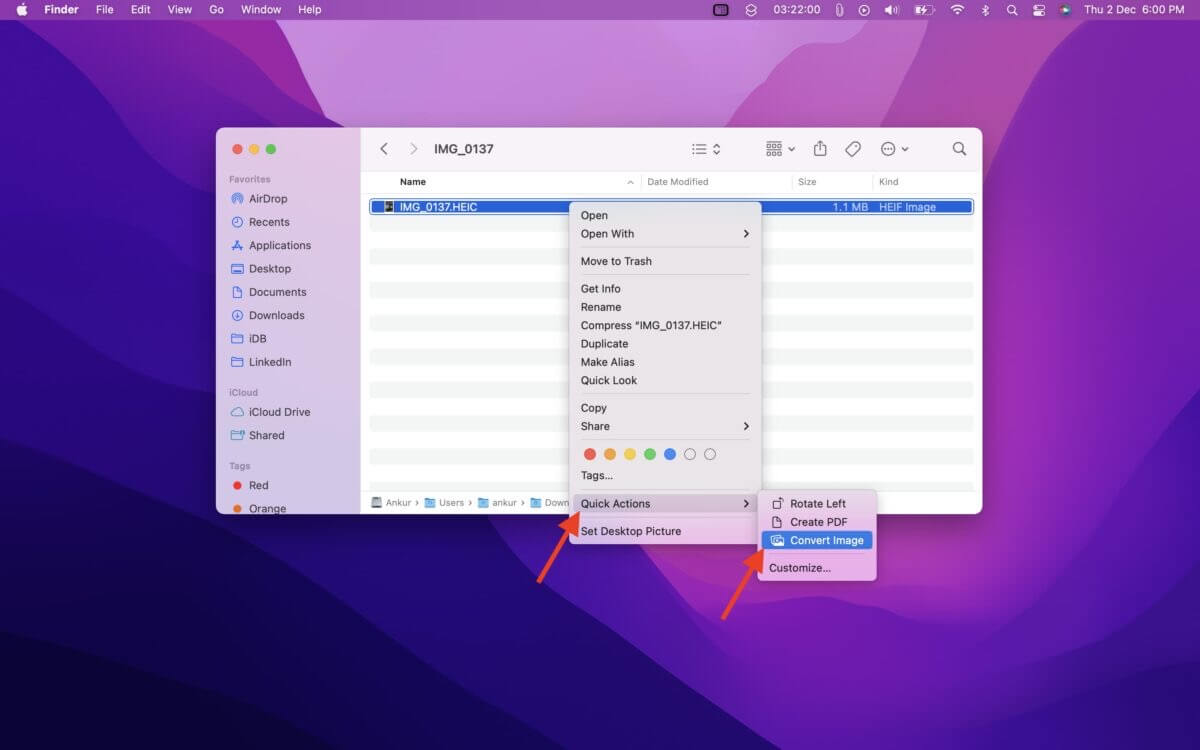 Хорошо, что существует возможность произвести сжатие встроенными инструментами. Фото.