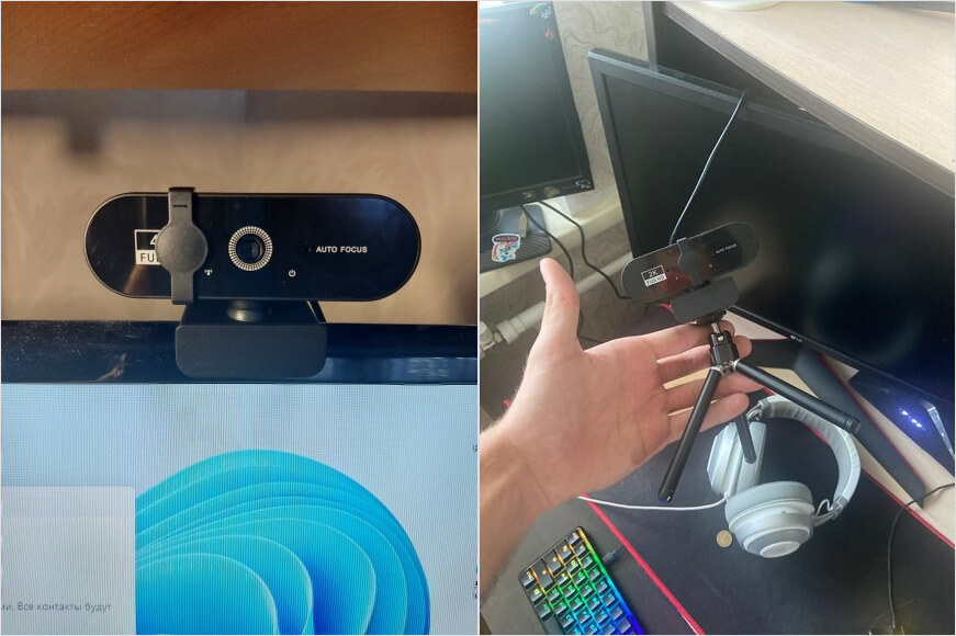 Вебка добавит поддержку голосового управления вашему телевизору. Фото.