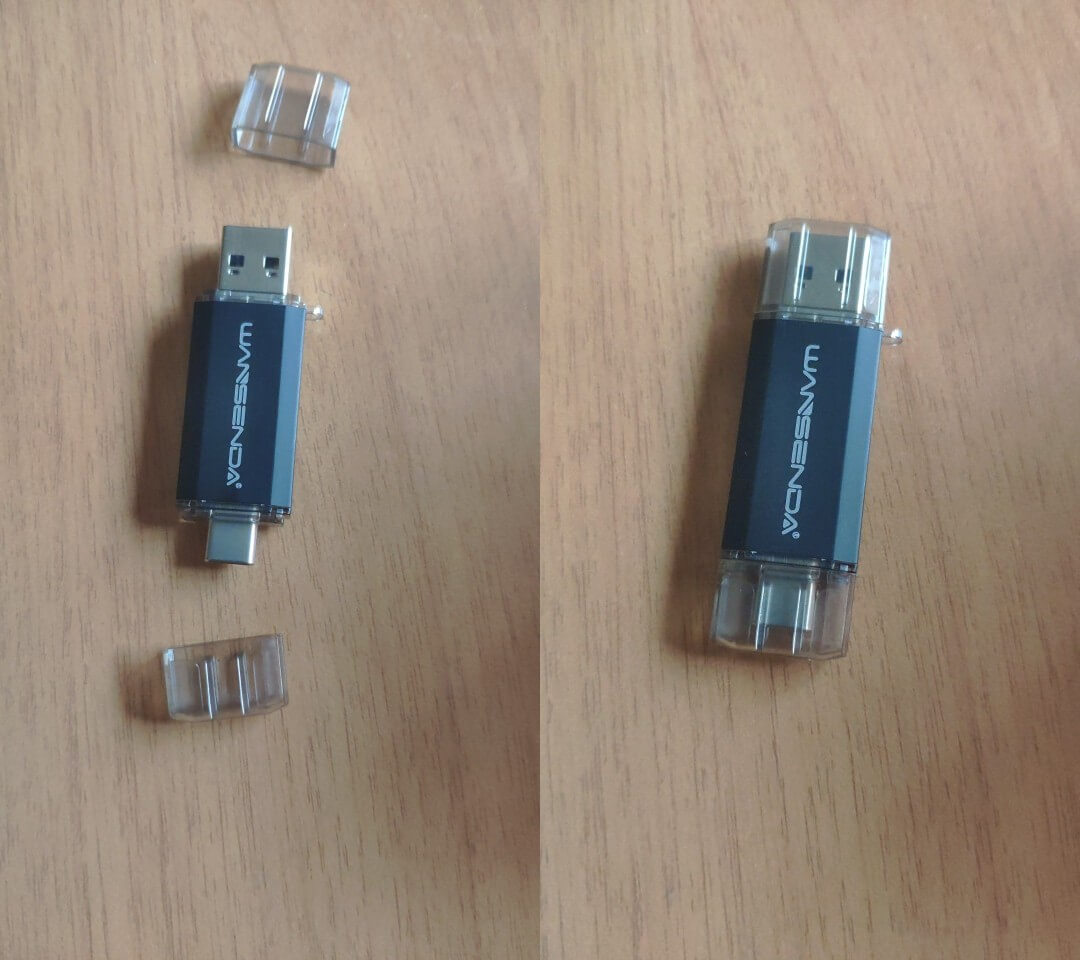 Такую флешку можно даже подключить к iPad Air или Pro. Фото.