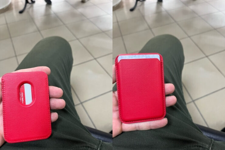 Кошелек MagSafe для iPhone. Для пользователей Айфонов такой кошелек заменяет Apple Pay. Кошелек MagSafe для iPhone. Для пользователей Айфонов такой кошелек заменяет Apple Pay. Фото.