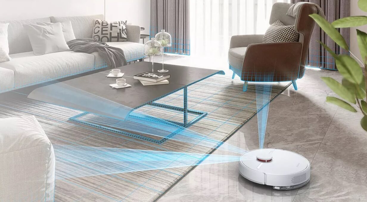 Dreame D9 — недорогой, но очень удачный робот-пылесос. Фото.