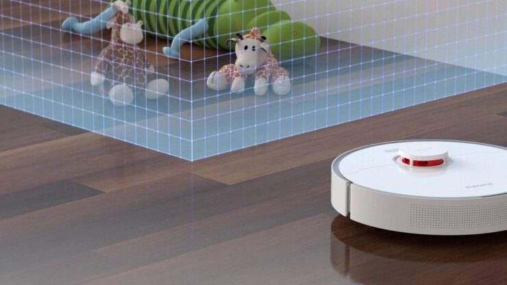 Робот-пылесос с лидаром и влажной уборкой. Dreame L10 Pro строит трёхмерную карту помещения и всех объектов в нём как автопилот Тесла. Робот-пылесос с лидаром и влажной уборкой. Dreame L10 Pro строит трёхмерную карту помещения и всех объектов в нём как автопилот Тесла. Фото.