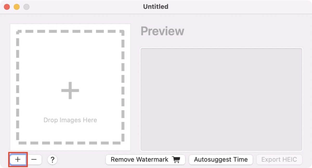 Можно просто перетащить нужные изображения в программу. Фото.
