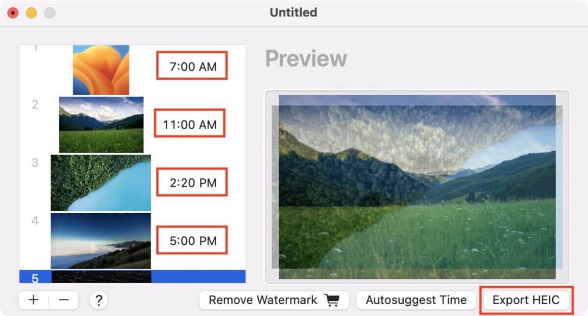 Экспорт не занимает большое количество времени. Фото.